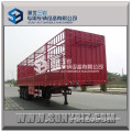Tri-axle fence livestock trailers for cattle transportation like cow